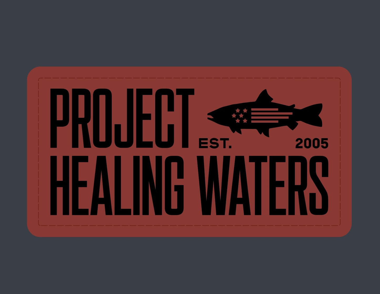 PHW Richardson Waffle Knit Beanie - Gunmetal/Chili